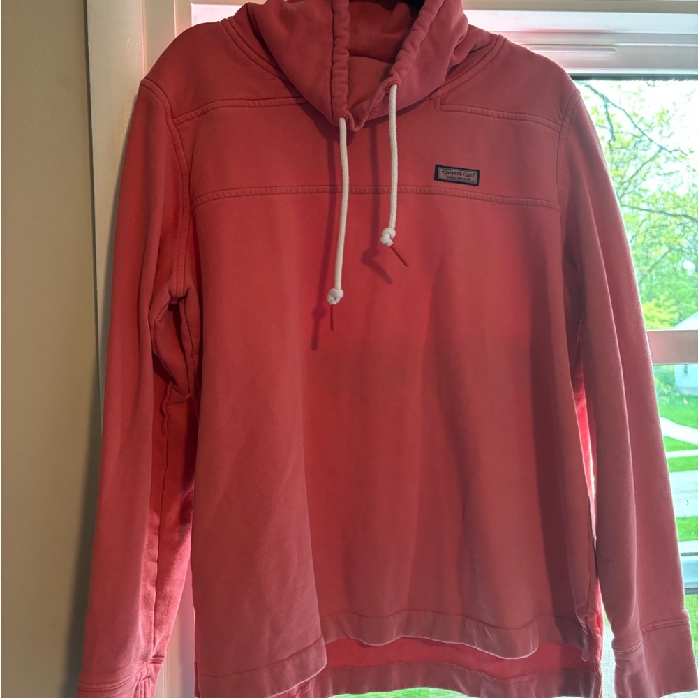 Vineyard Vines Pink Hoodie with Drawstrings